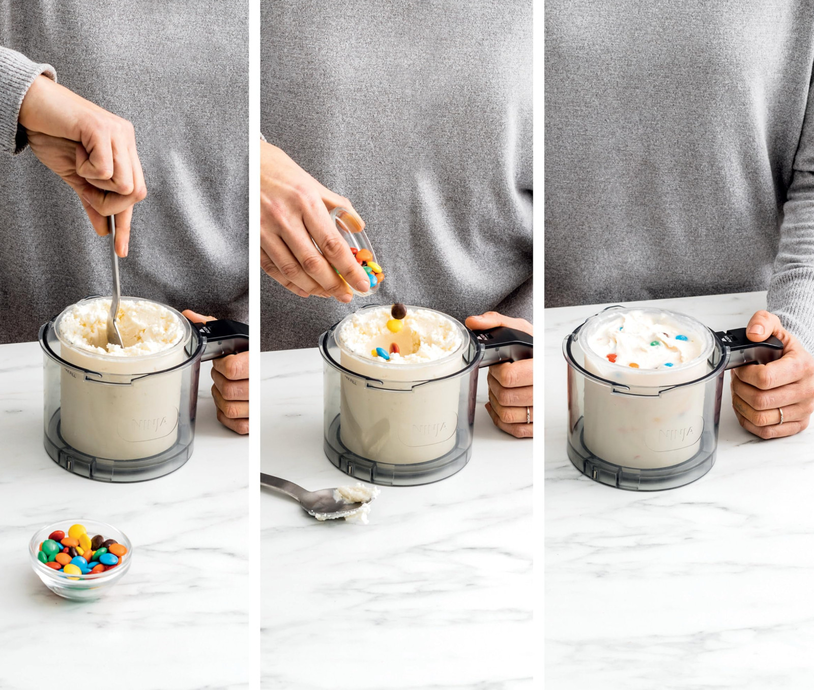 Ninja Creami Deluxe 11-in-1 Ice Cream and Frozen Drink Maker - BLACK/GRAY