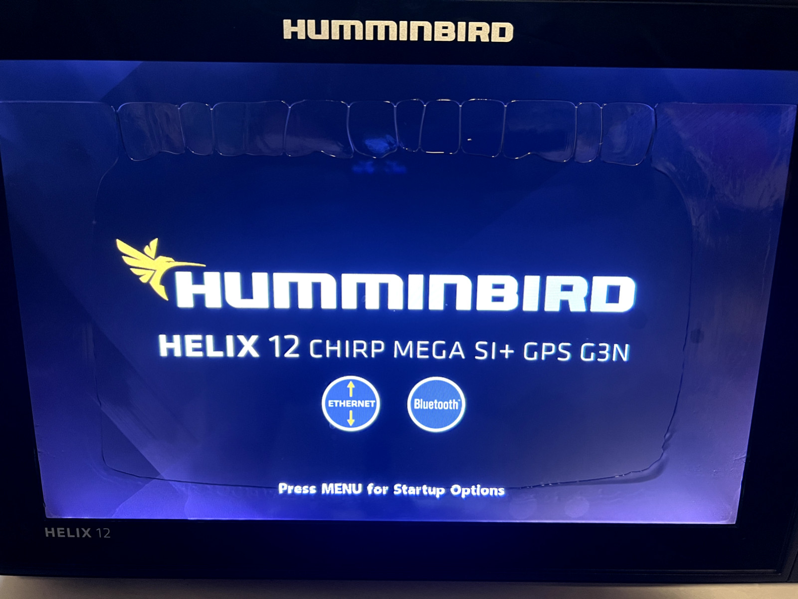 Humminbird HELIX 12 MSI GPS/FishFinder (SCREEN DELAMINATION ISSUE)