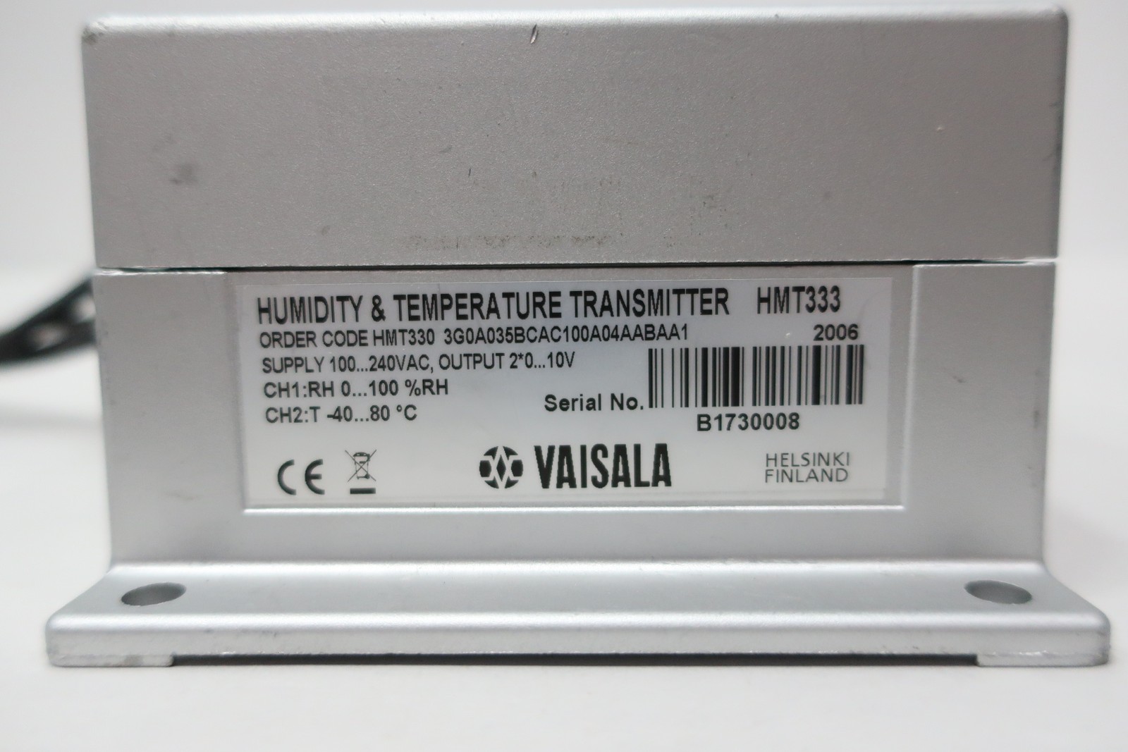 Vaisala HMT333 Humidity & Temperature Transmitter 100-240v-ac -40-80c