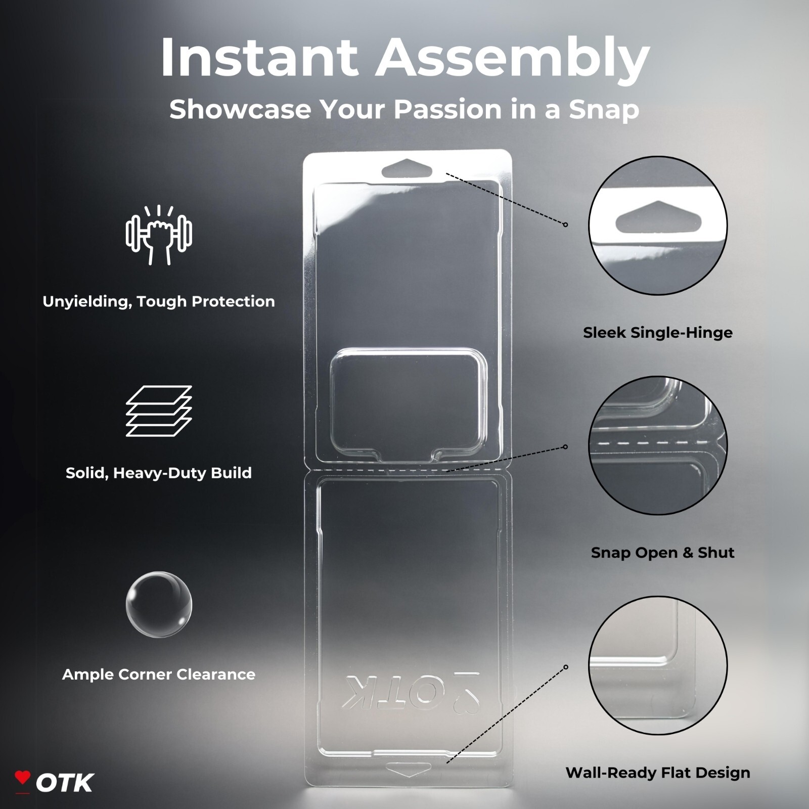 24-Pack Hot Wheels and Matchbox Mainline Protector Case Plastic Protectors