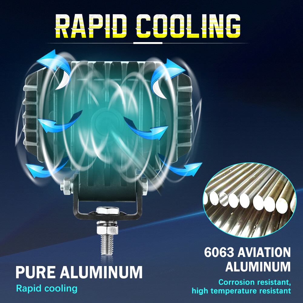 For Can-Am Maverick X3 Roof Strobe 50inch +7" LED Light Bar +4" Pods + Wires Kit