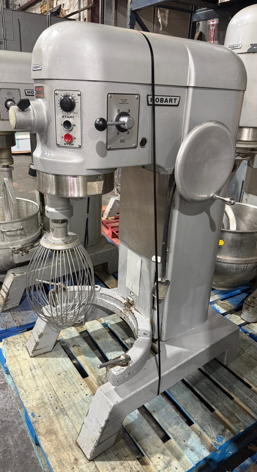 HOBART H600T COMMERCIAL 60 QT BAKERY DOUGH MIXER W/ WHISK ATTACHMENT ONLY