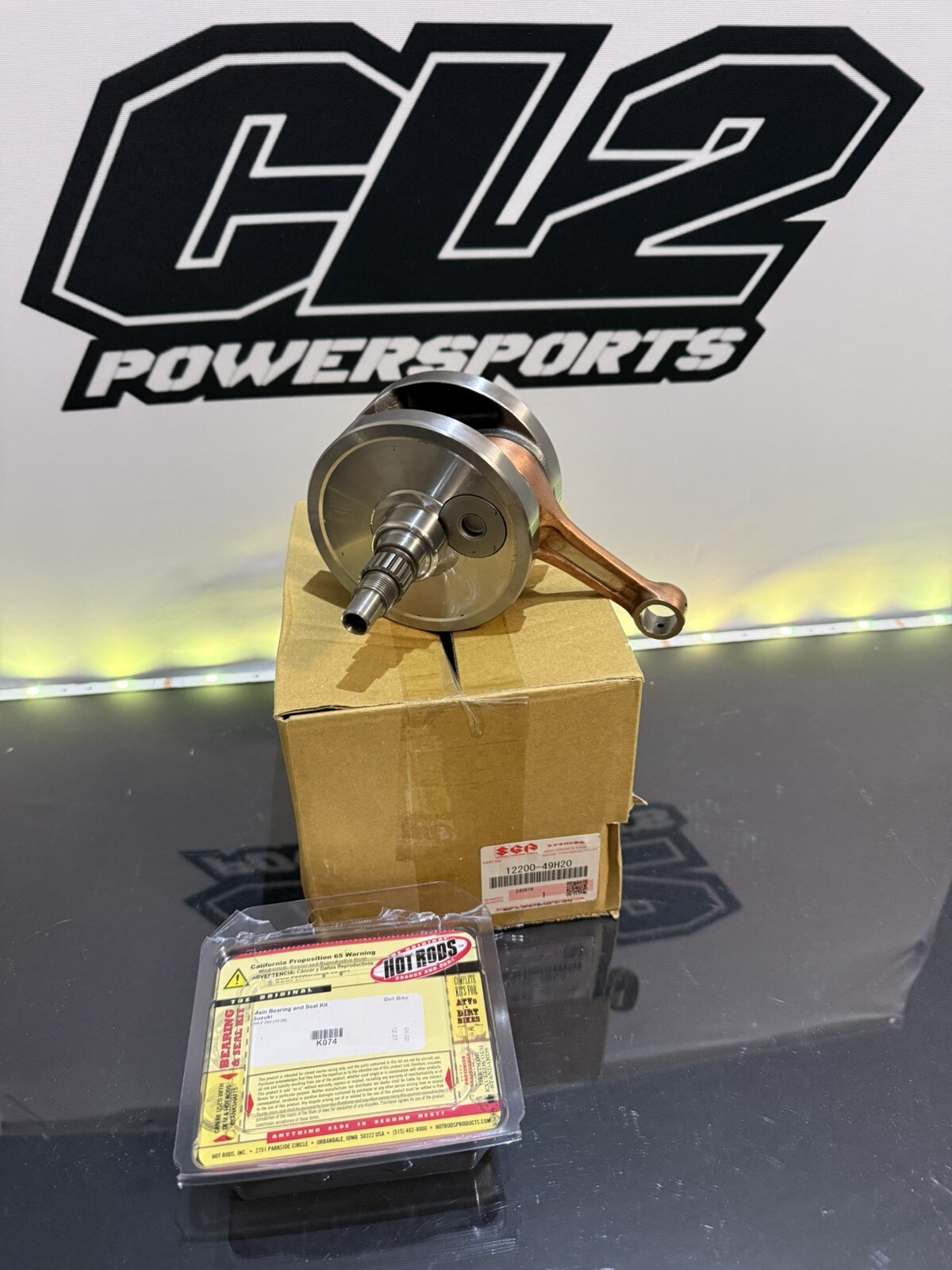 2016-2023 Suzuki RMZ 250 Crankshaft New OEM 12200-49H20 With Bearings