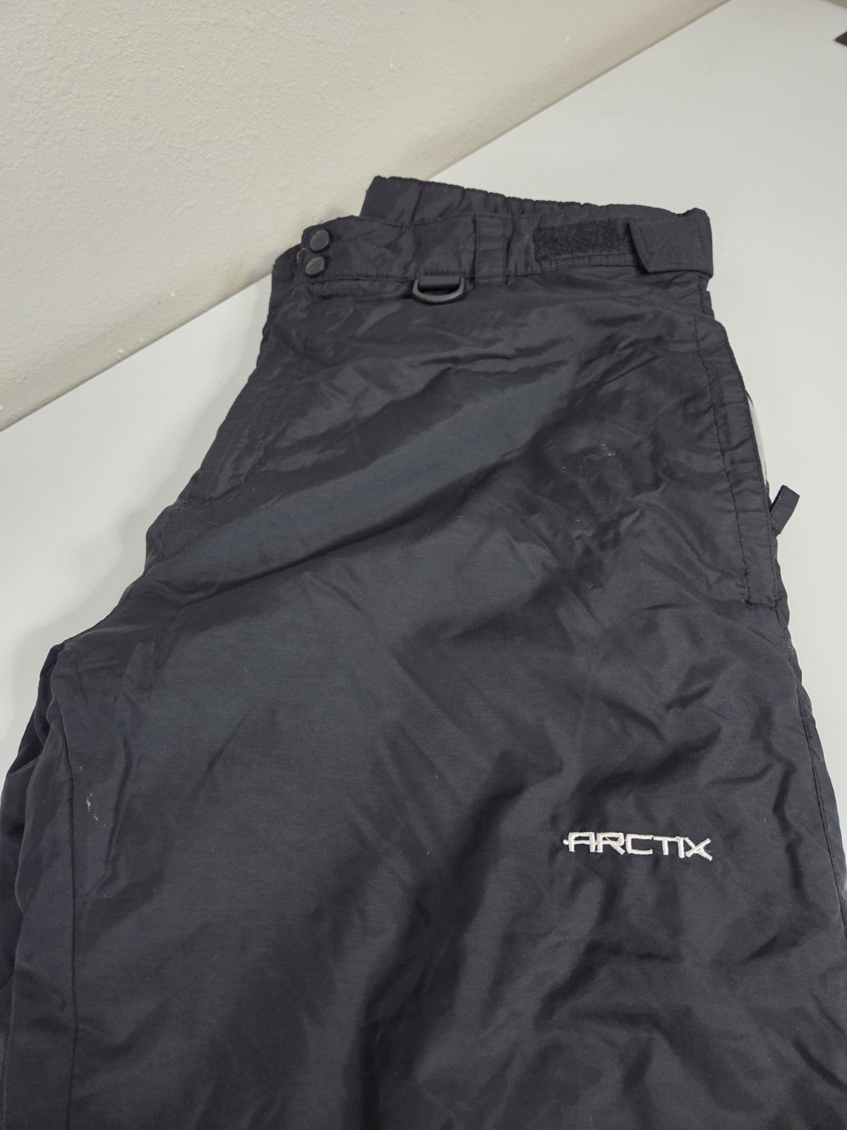 Arctic Mens Black Winter Insulated Snow Pants sz XL As-Is