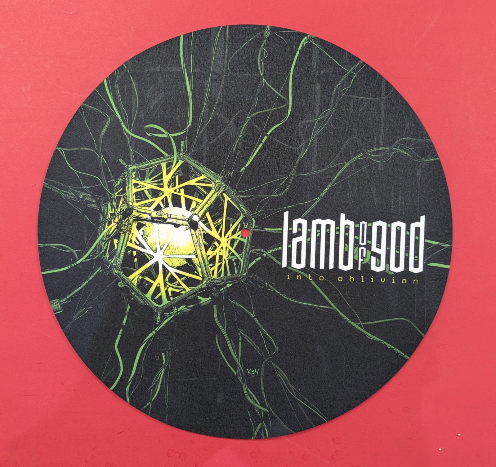 Lamb Of God Into Oblivion 12x12 Promo Poster Flat Listening Party Slipmat & more