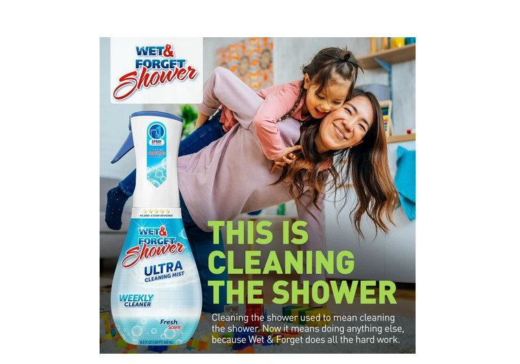 Wet & Forget Shower Ultra Cleaning Mist, Fresh Scent, 16.9 fl oz
