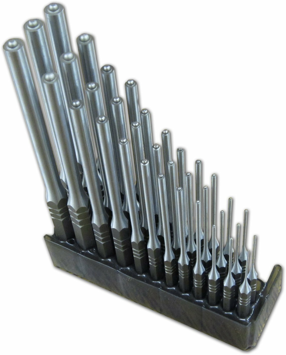 Wilde Tool USA Individual Roll Spring Pin Punches, Sizes 1/16-Inch - 1/2-Inch