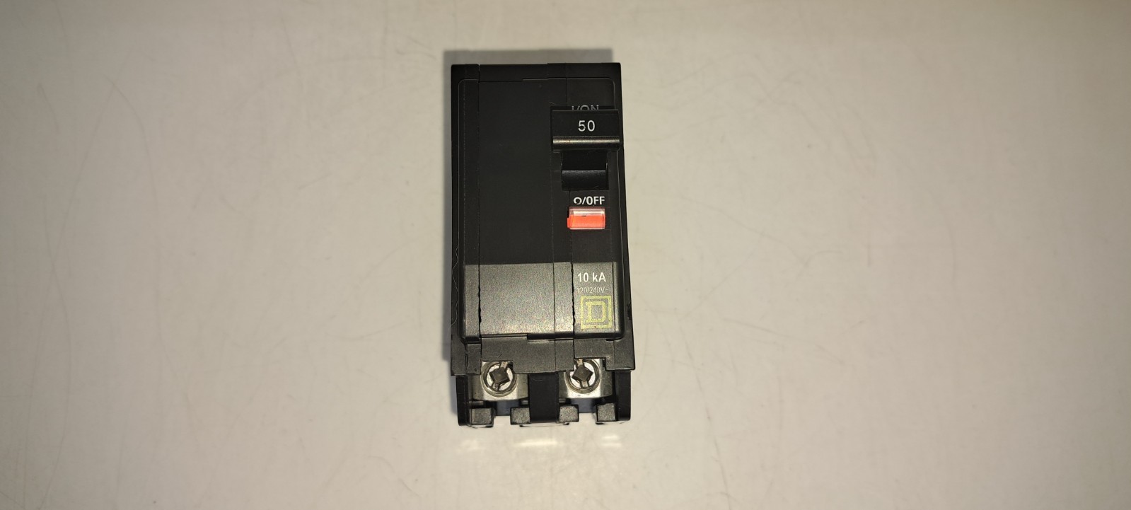 SQUARE D QO250 2 POLE 50 AMP 2P 50A Yellow Face Circuit Breaker TYPE QO NEW