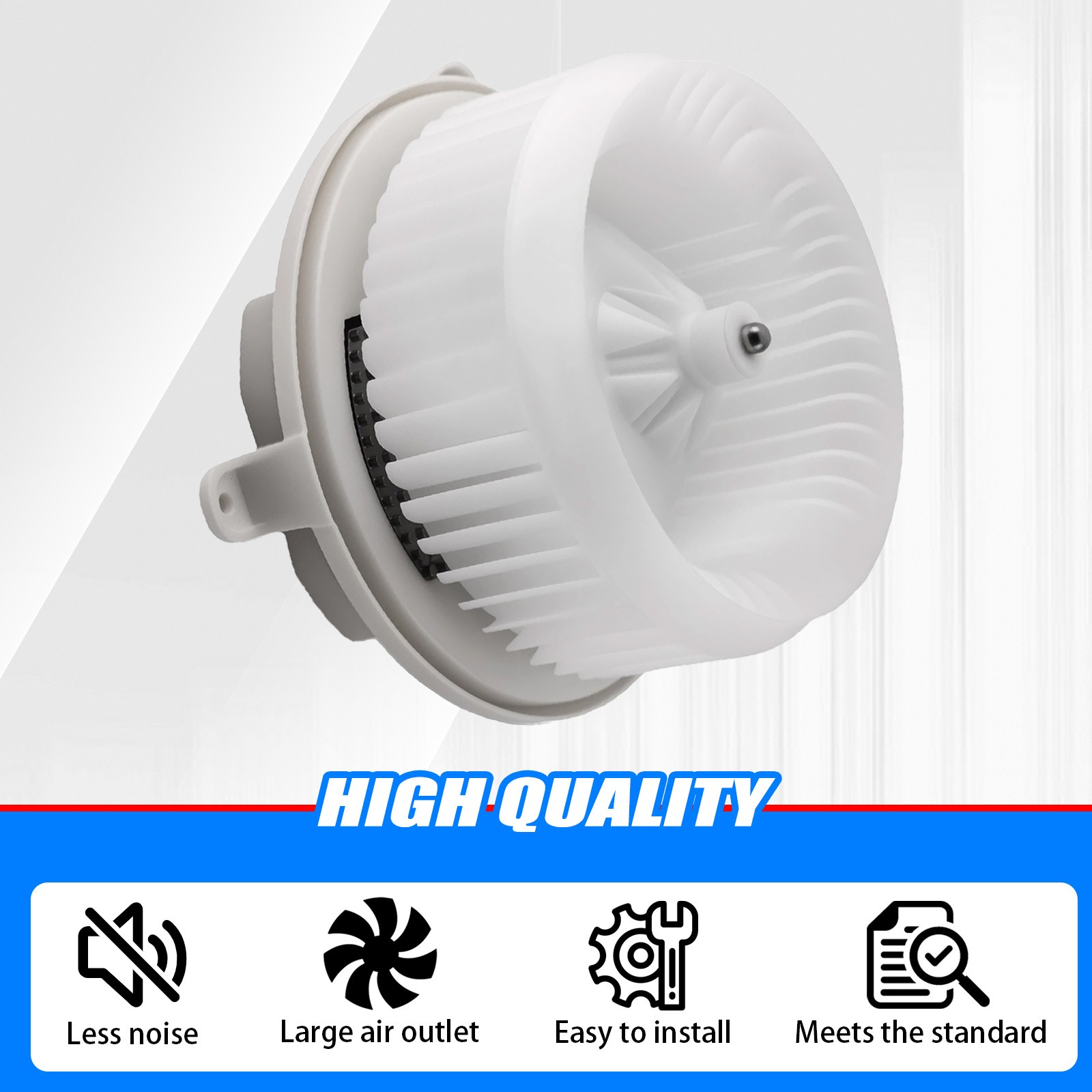 HVAC Heater Blower Motor w/Fan For 2011-2017 Toyota Sienna/Sequoia White 700298