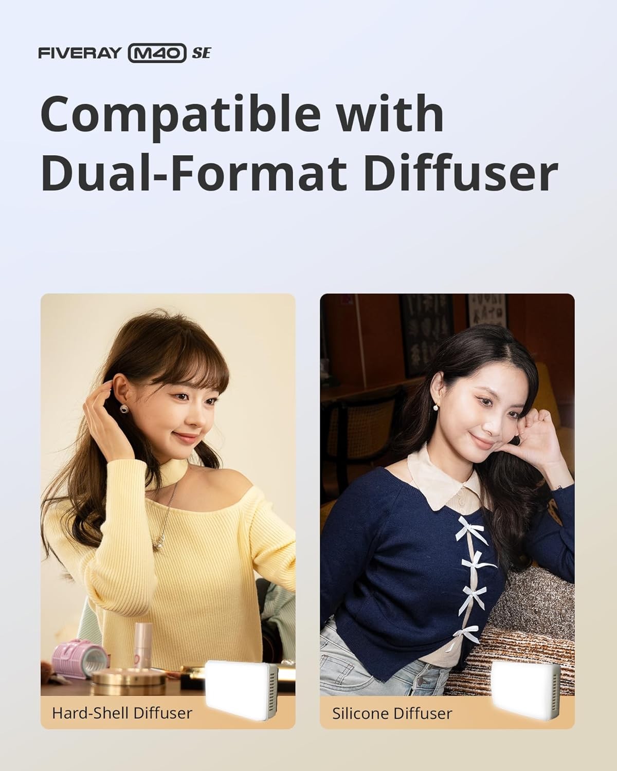 Zhiyun M40 SE Combo 40W 2700K-8500K Pocket LED Video Light Photography Light