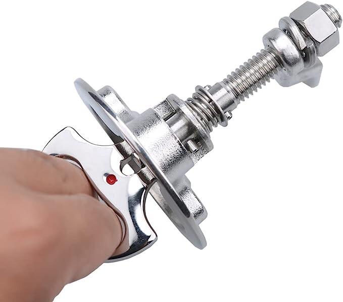 Flush Hatch Latch Turning Lift Handle Non Locking for Marine Boat Stainles Steel