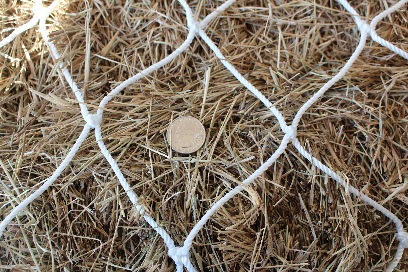 Horse Hay Round Bale Hay Net 6' x 6' Save Money 4" #72 Eliminates Waste 700 test