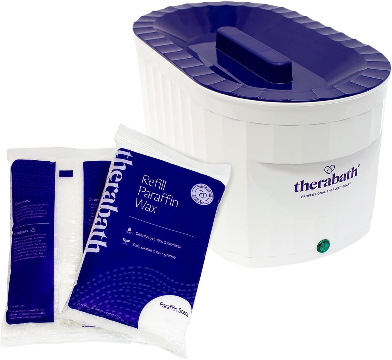 Therabath Professional Thermotherapy TB6 Paraffin Wax Bath - Scent Free - 6LB