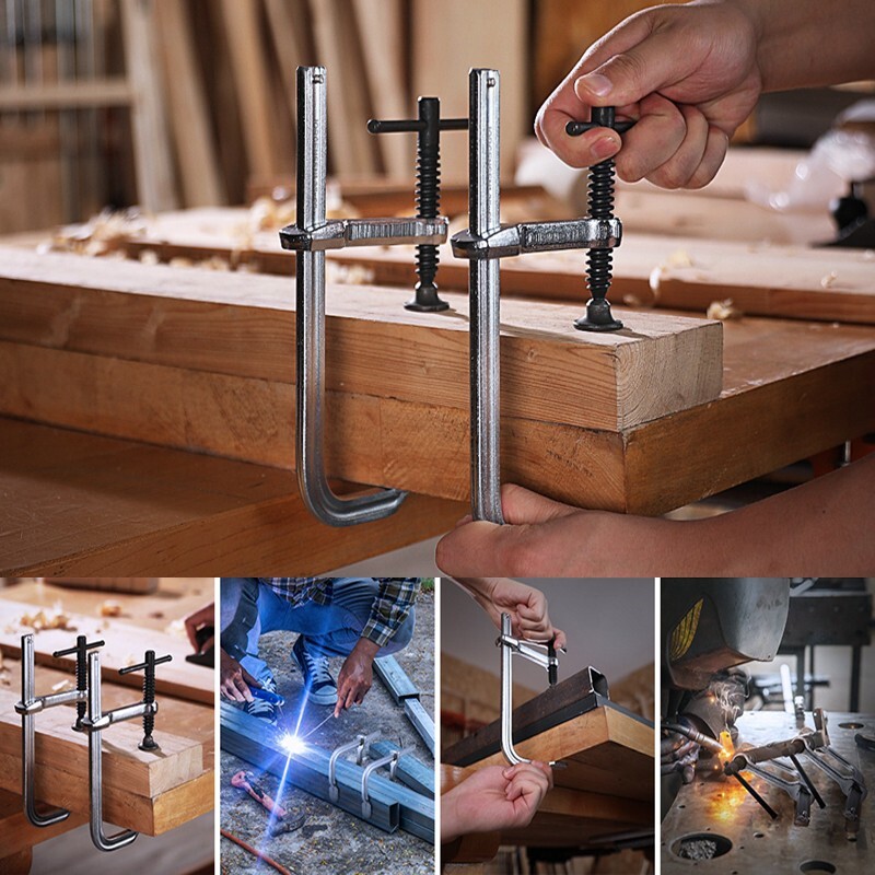 Jorgensen 2-Pack 12-Inch Bar Clamps Drop Forged Steel Bar Clamps for Woodworking