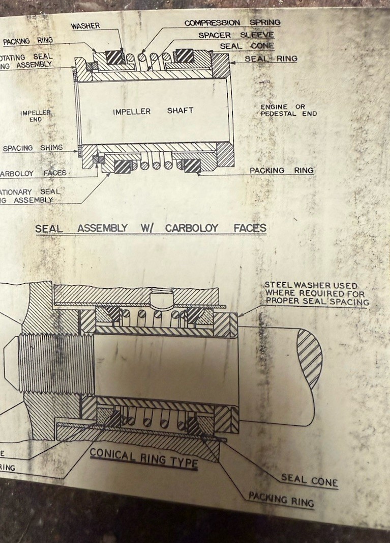 Gorman-Rupp GS1000 Pump Grease Seal Assembly Brand New