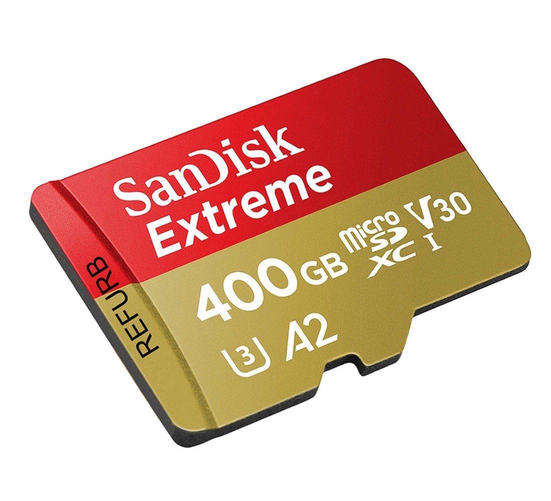 SanDisk Micro 400GB Extreme UHS-I microSDXC Memory Card with SD Adapter