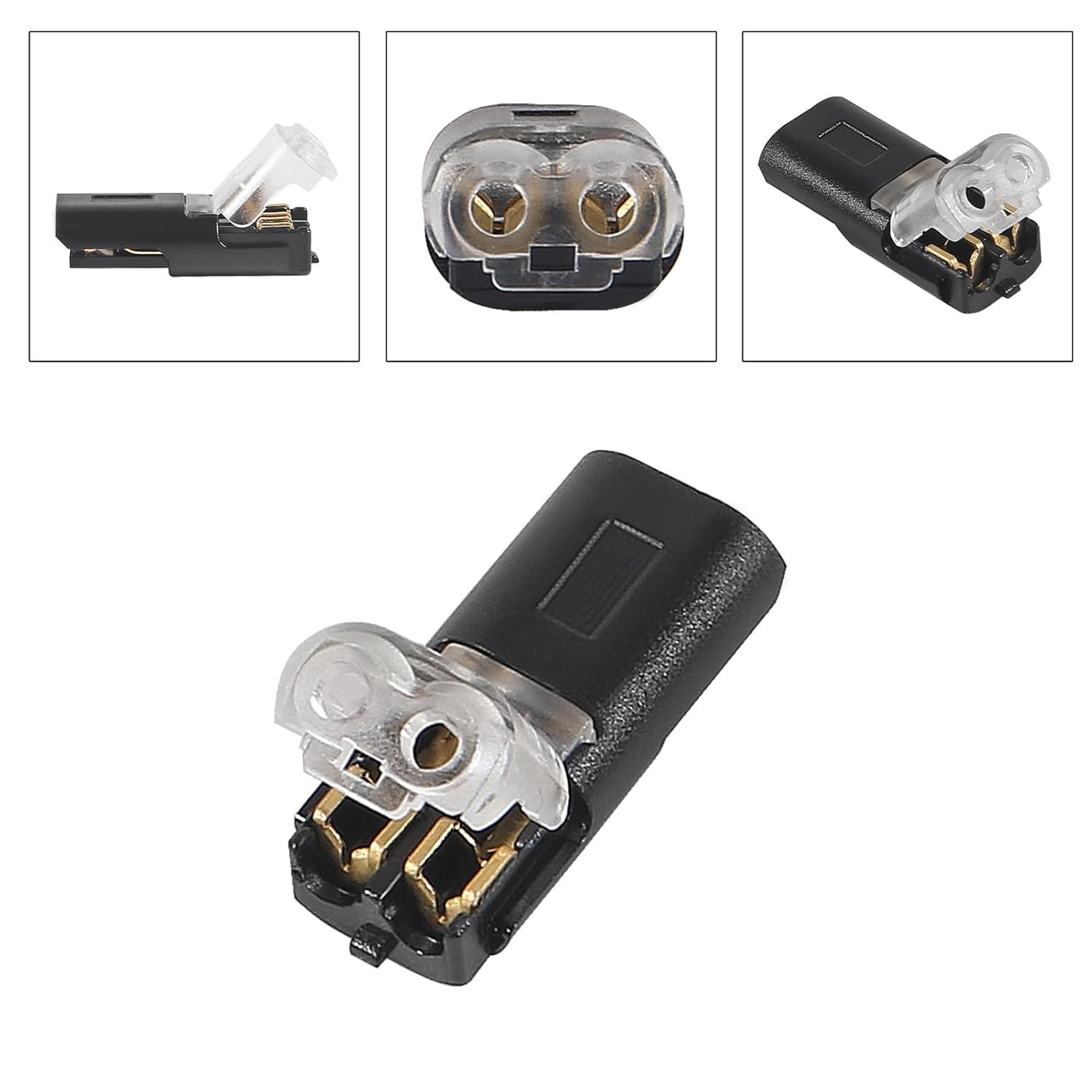 10or 20Pcs Double-Wire Plug-in Connector Led Light Strip Connectors 2 Pin, Quick