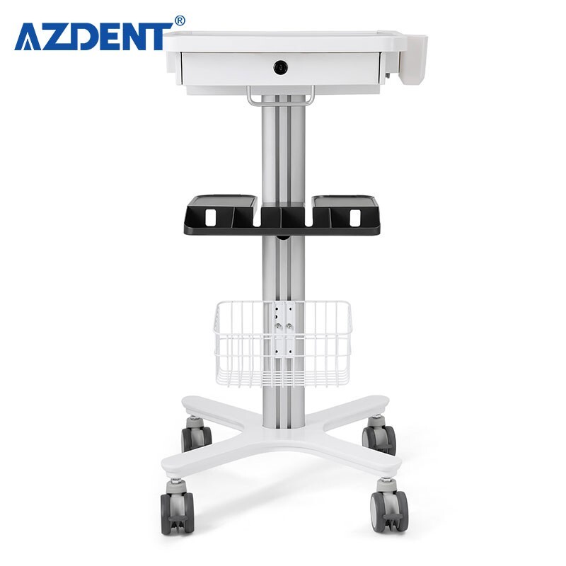 Dental Medical Endodontics Intraoral Scanner Cart Storage Trolley built-in plug
