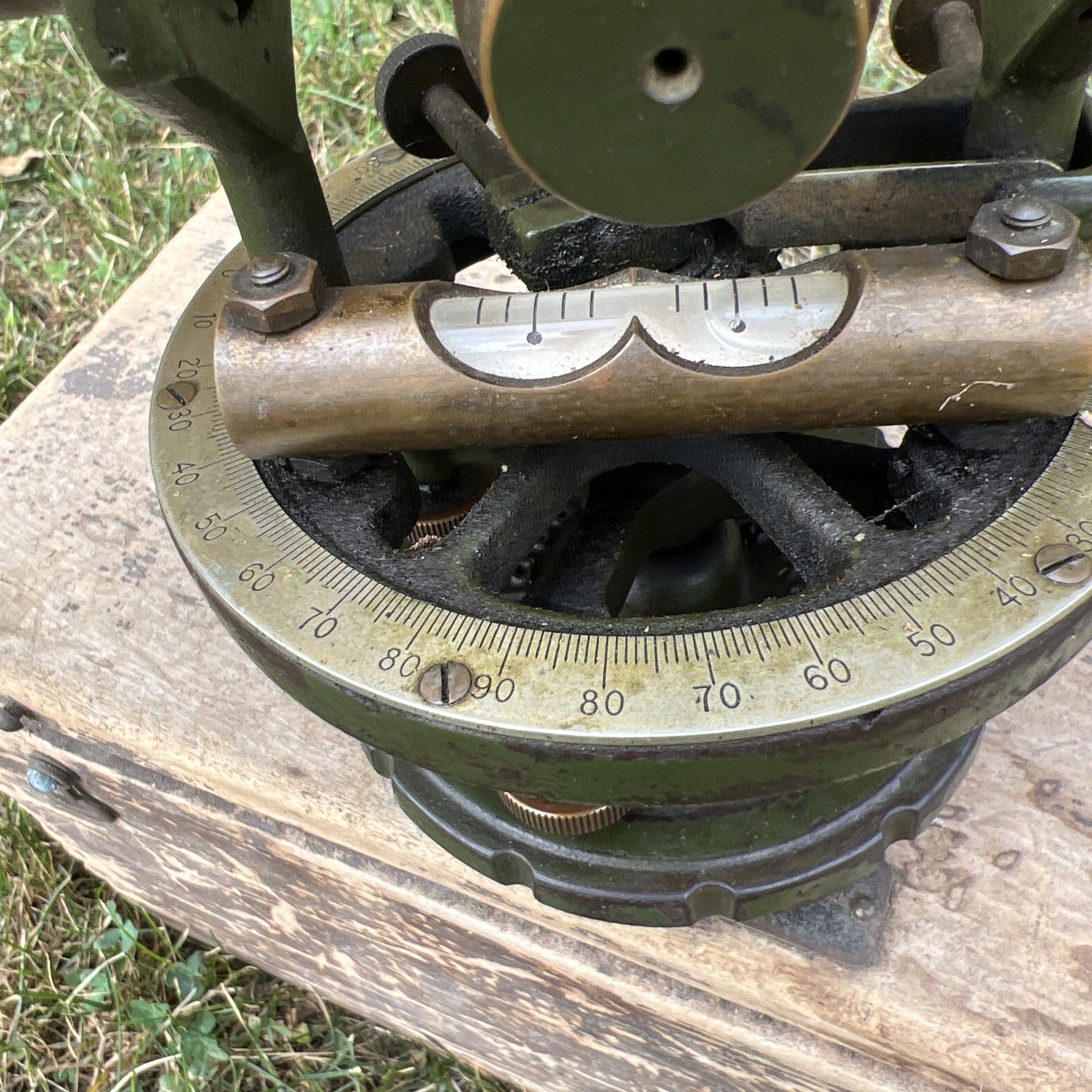 Early 1900’s Geier and Bluhm Surveyors Level with Box