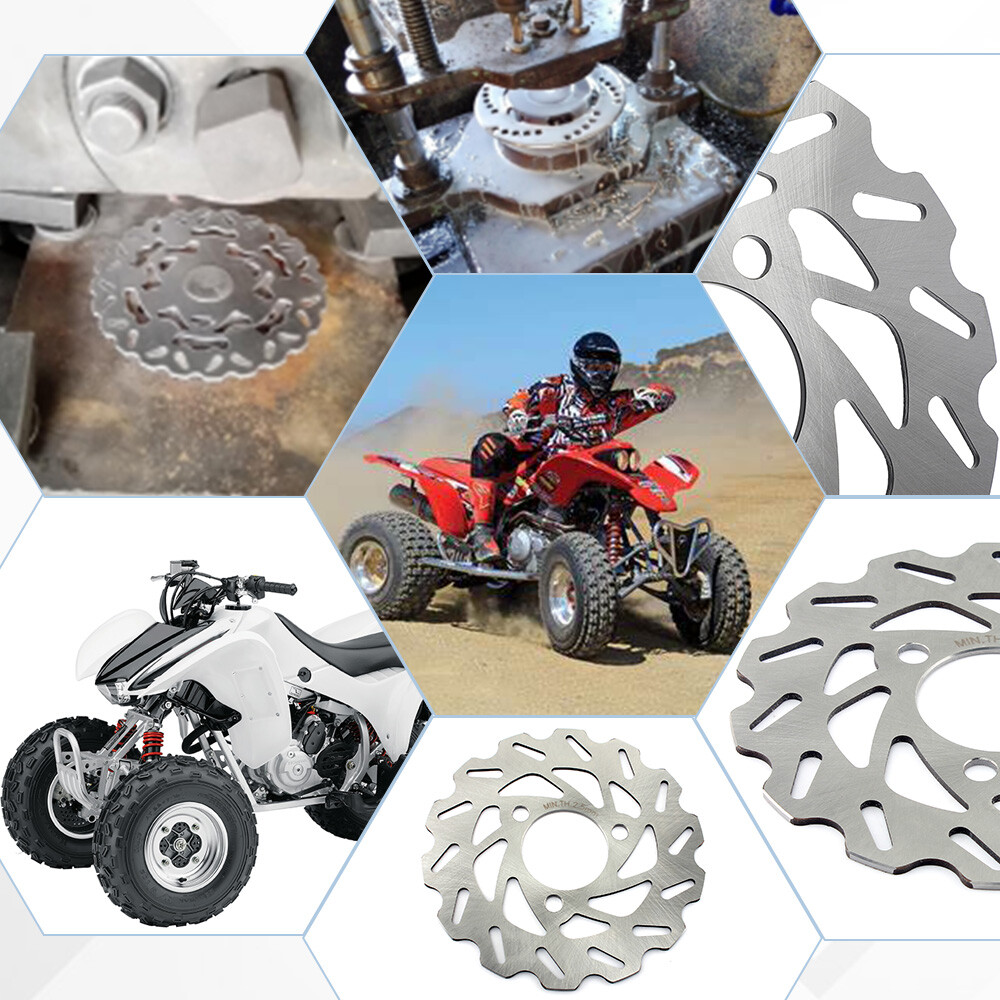 Front Rear Brake Discs Rotors Pads For Honda TRX 450 R ER TRX450R TRX450ER 04-13