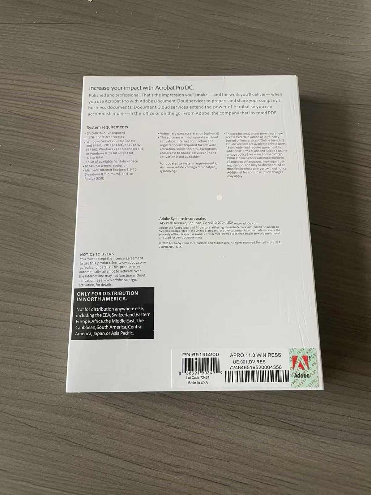 Adobe Acrobat Pro Full Version | Perpetual License (2 PCs) |DVD Windows New