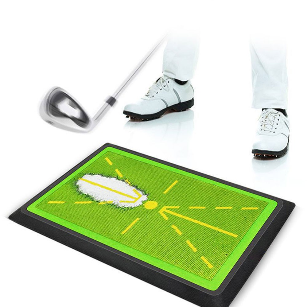 Swing Mat Golf Divot Board for Swing Path Training Indoor Practice Green