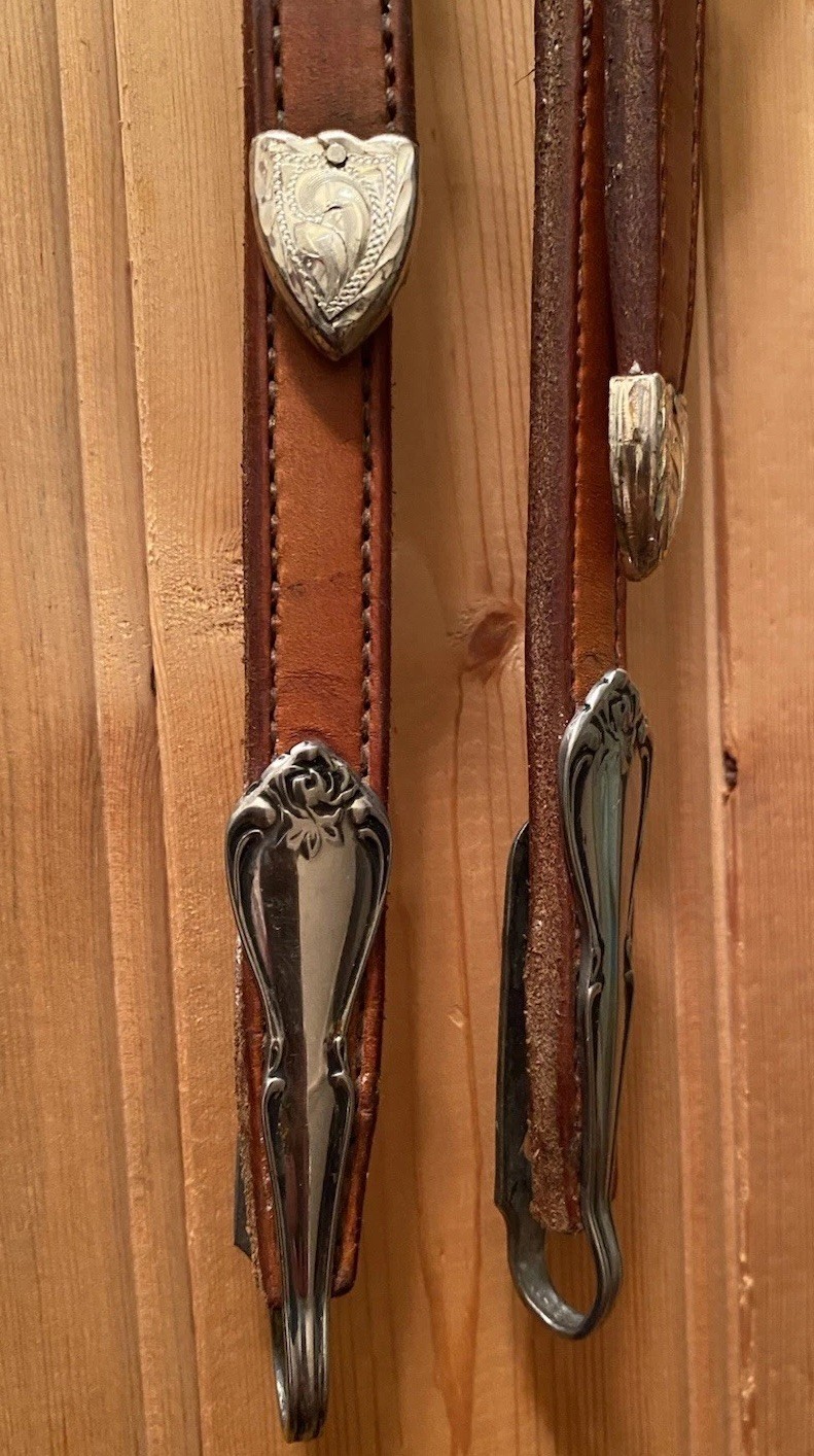 Kathy’s Custom “ Santana “ Large Silver Buckles Western Show Headstall USA