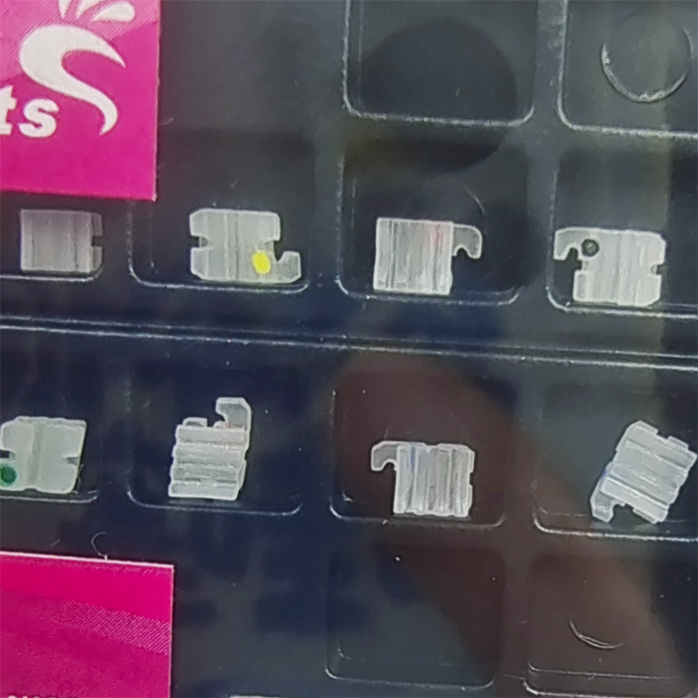 Dental Ortho Brackets Braces Ceramic MBT Slot 0.022 5*5 3 4 5 Hook Orthodontics