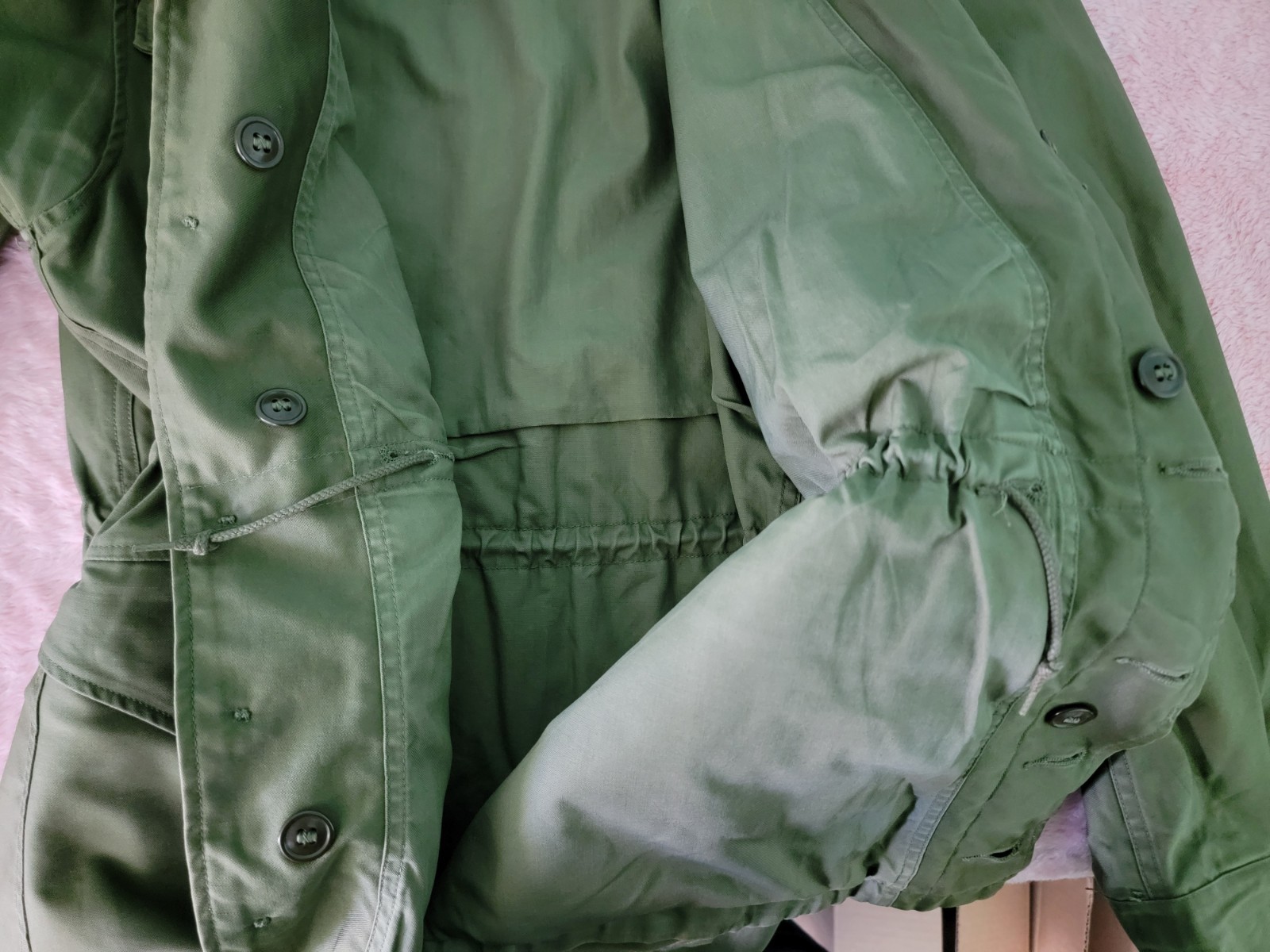 Vintage 1950s US Army Field Jacket Without Liner Size Regular Small