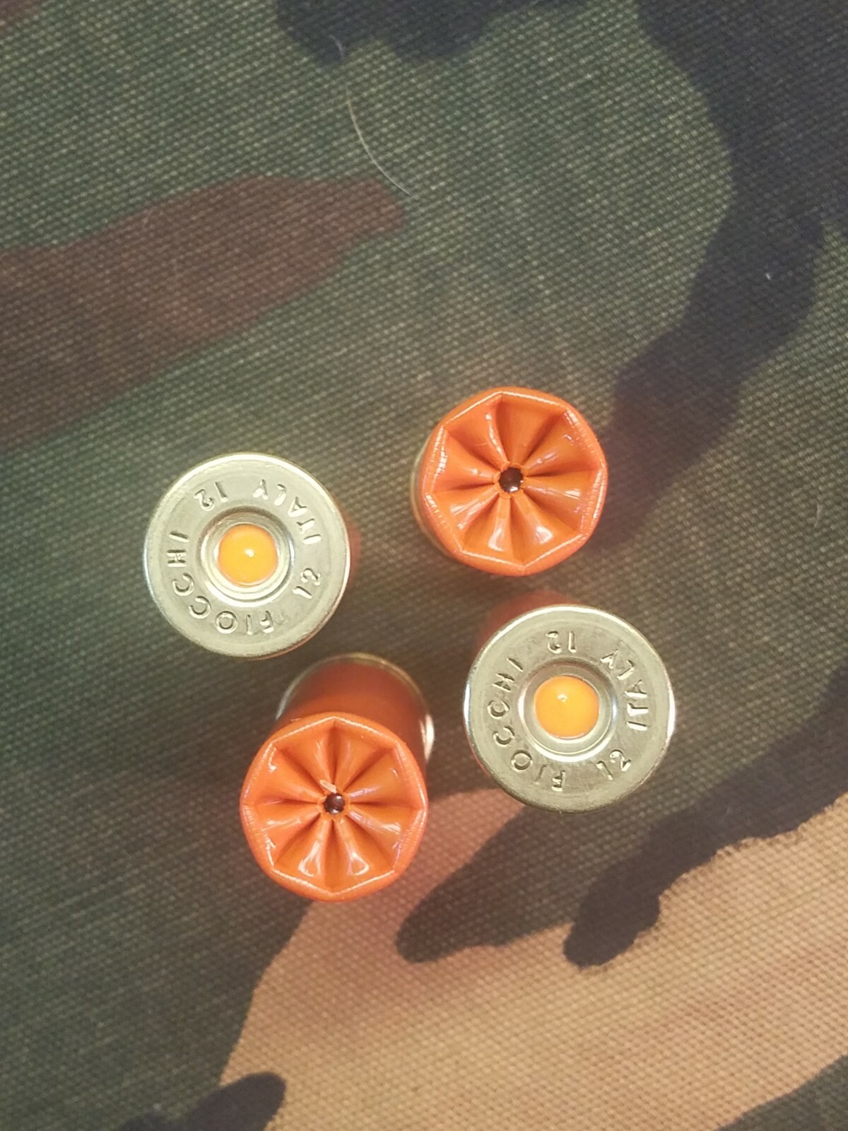 12 GAUGE 2 3/4" SNAP CAPS DUMMY TRAINING ROUNDS SET OF 10 "SAFETY ORANGE" 1oz