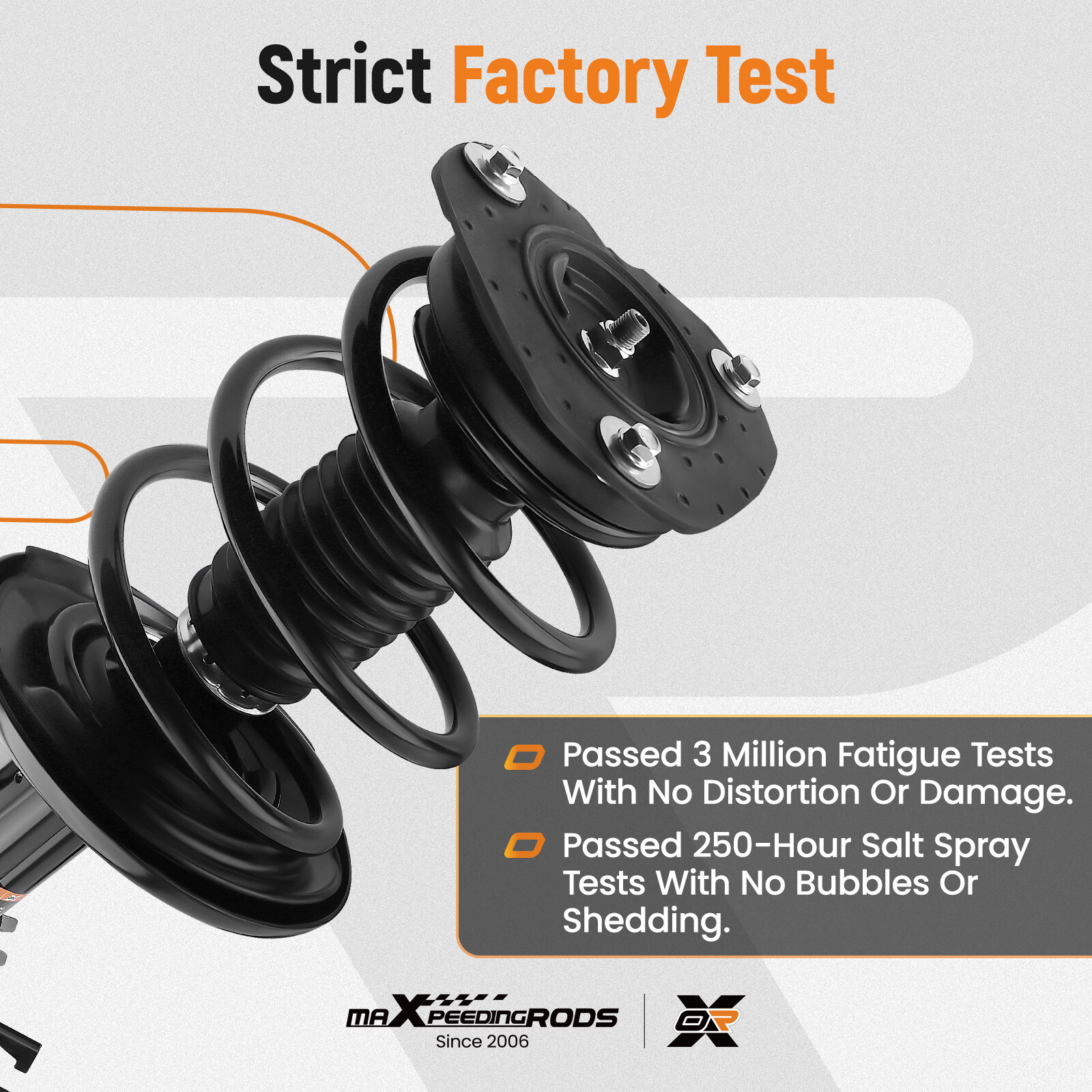 Front Struts + Control Arm + Sway Bar + Tie Rods for 2009-2012 Nissan Maxima