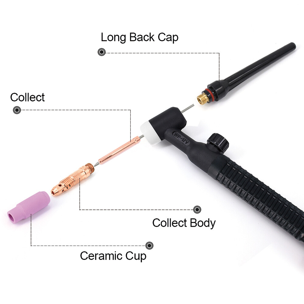 HITBOX TIG Welding Torch WP17V Welder Torch 140A SR-17V Lift TIG TIG Welder Gun