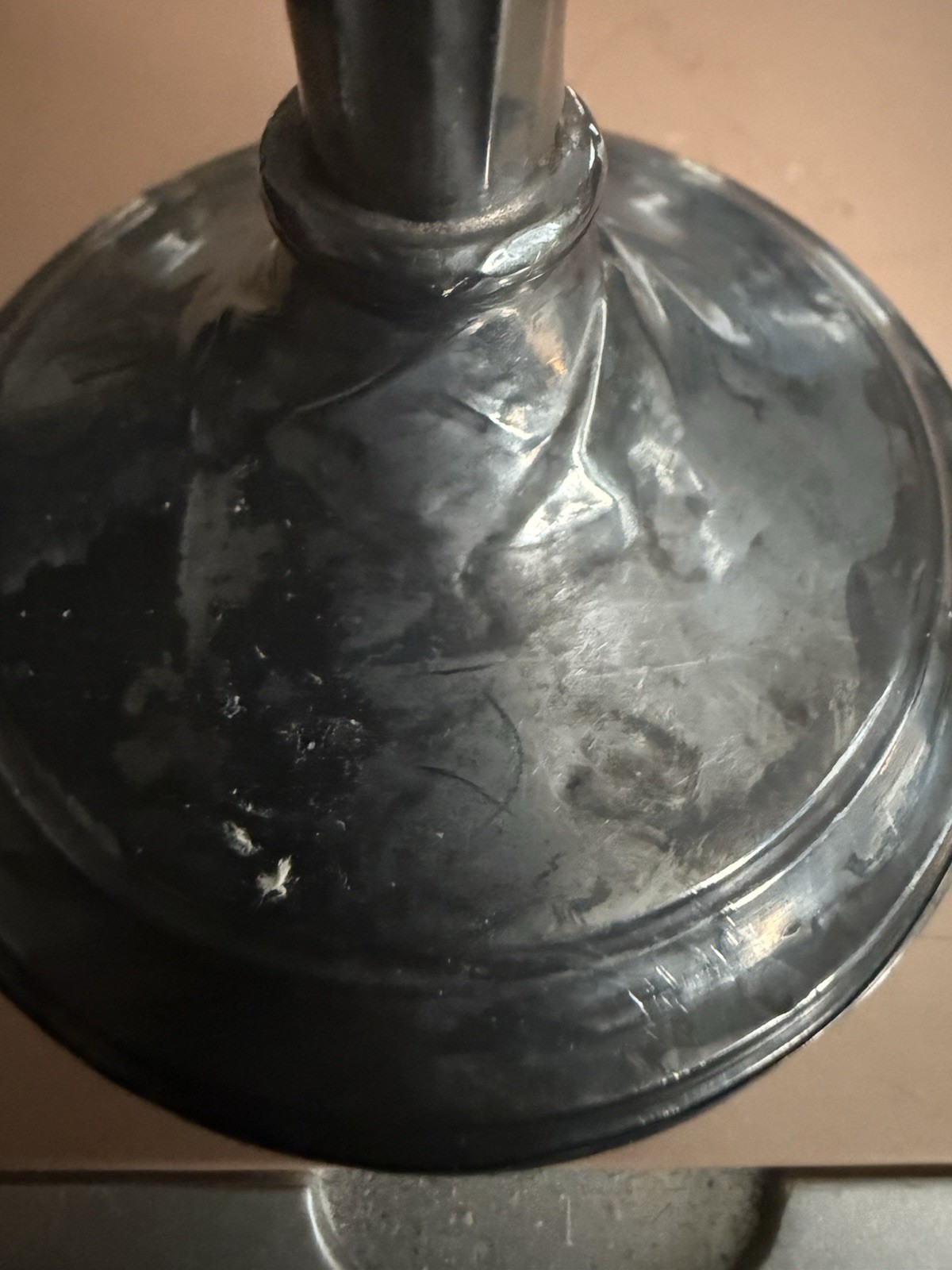 Vintage Sterling Silver Cemented Reinforced Candlestick Monogrammed