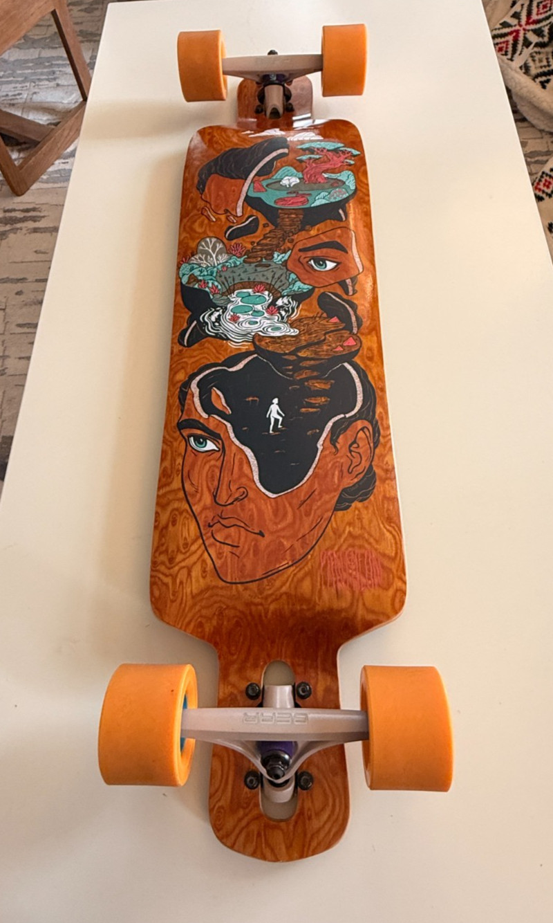 Pantheon Quest Longboard Complete Bear Gen 6 155 Seismic Alpha LDP Mango -Extras