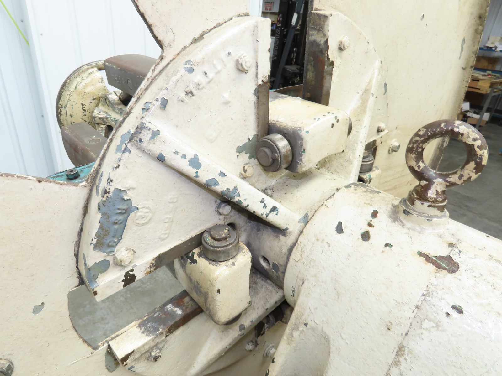 FJ Littell Machine No 40-18 Coil Stock Uncoiler 4000lbs 16-22" ID 18" W Decoiler