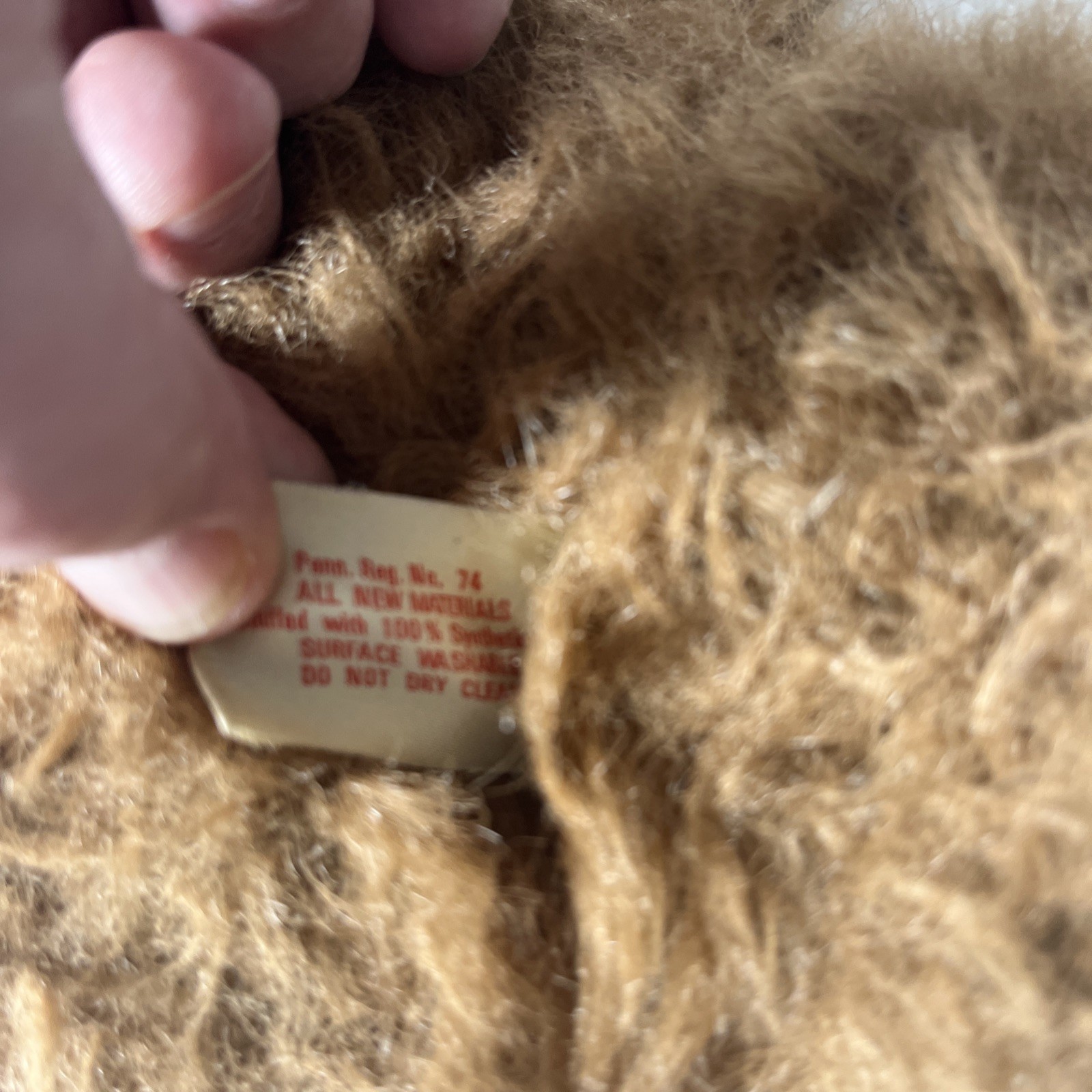 Star Wars Wicket The Ewok Plush Lucasfilm 15" 1983 Shaggy No Hood Vtg Kenner