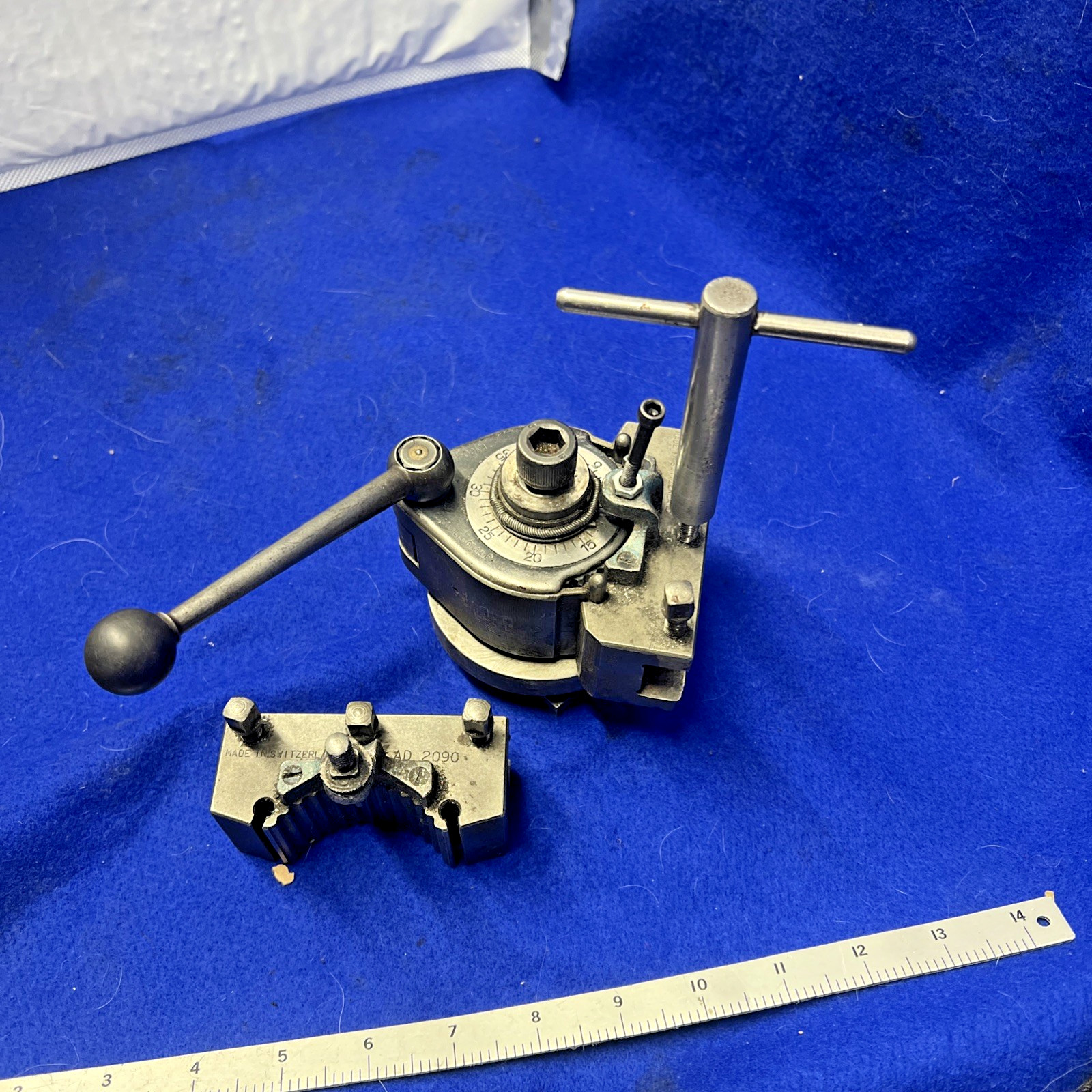 Genuine Multifix Size A Tool Post With 2 Holders Enco E2 Switzerland Free Ship