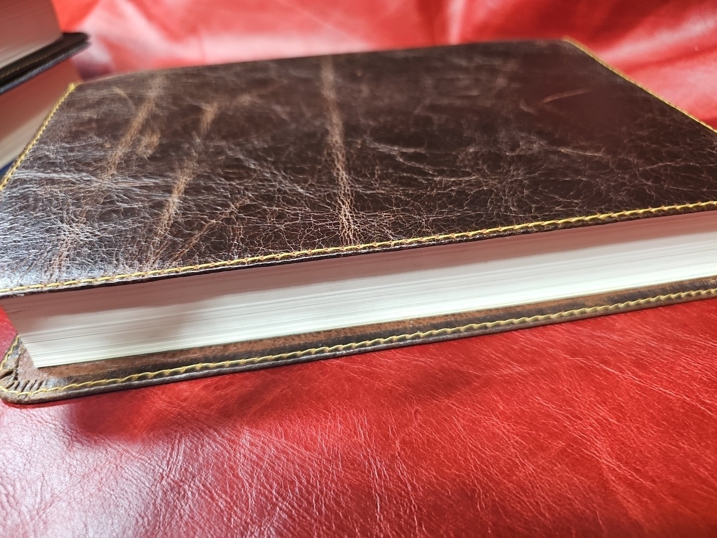 Criswell Study Bible Rebound with Liner Cowhide Nice! Stitched Parameter Nice!
