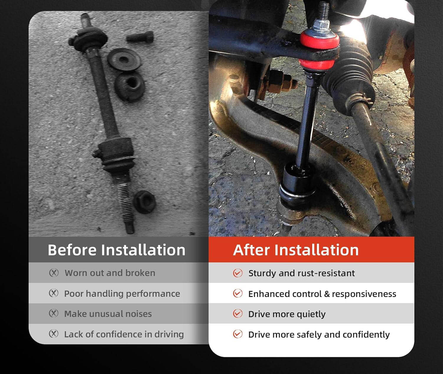 Stabilizer Sway Bar Front For 2011 2012 2013 2014 2015 2016 2017 2018 Ram 1500