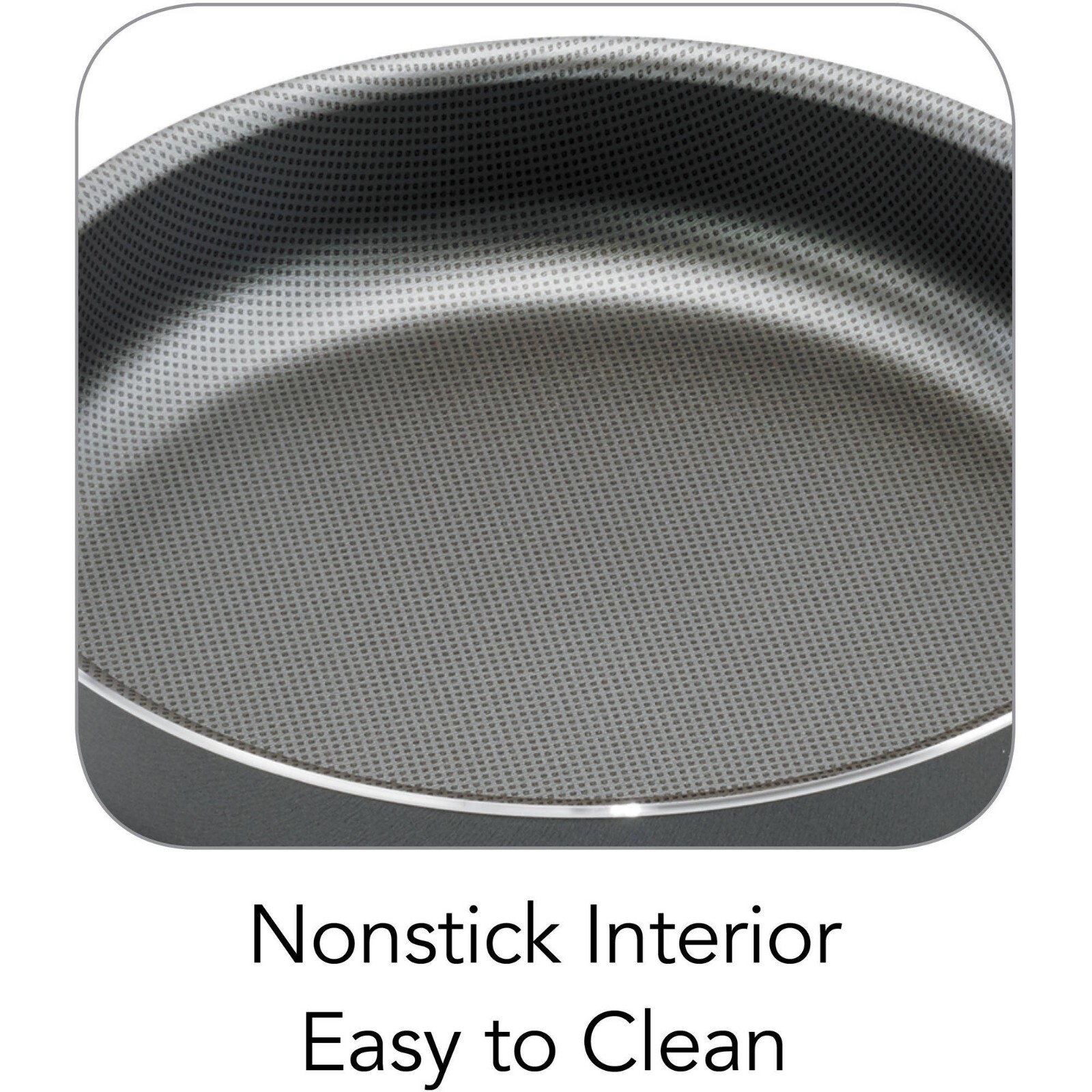 Large Deep Frying Pan With Glass Lid Non Stick Saute Fry Pan 2 Handle 5 QT