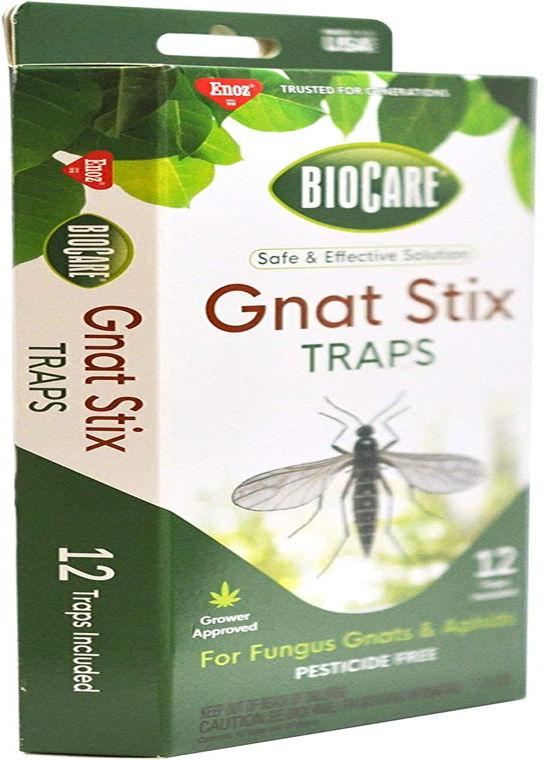 Biocare Gnat Stix for Fungus Gnats and Aphids, Pest Control for Plants and Green