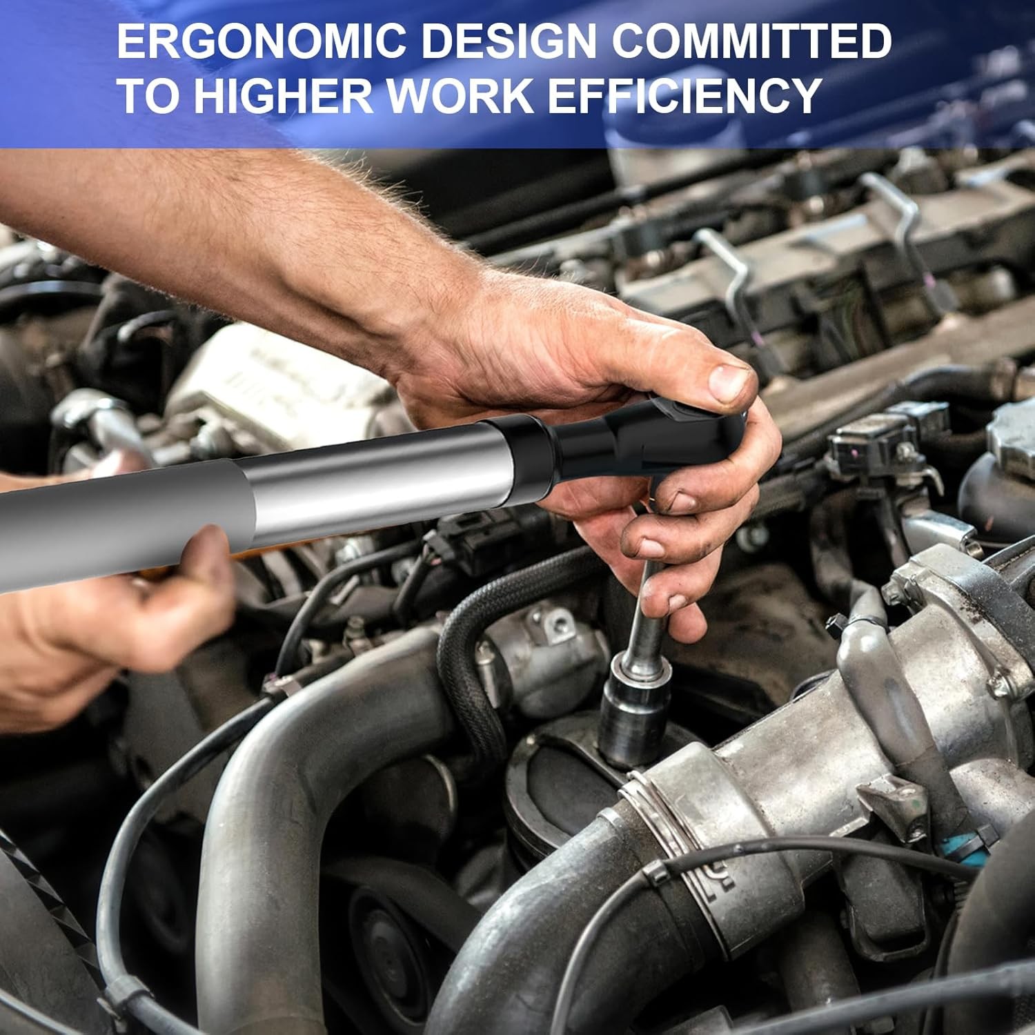 1/2" Offset Extension Wrench Impact Ratchet Extender for Electric Drill 3/8" 1/4