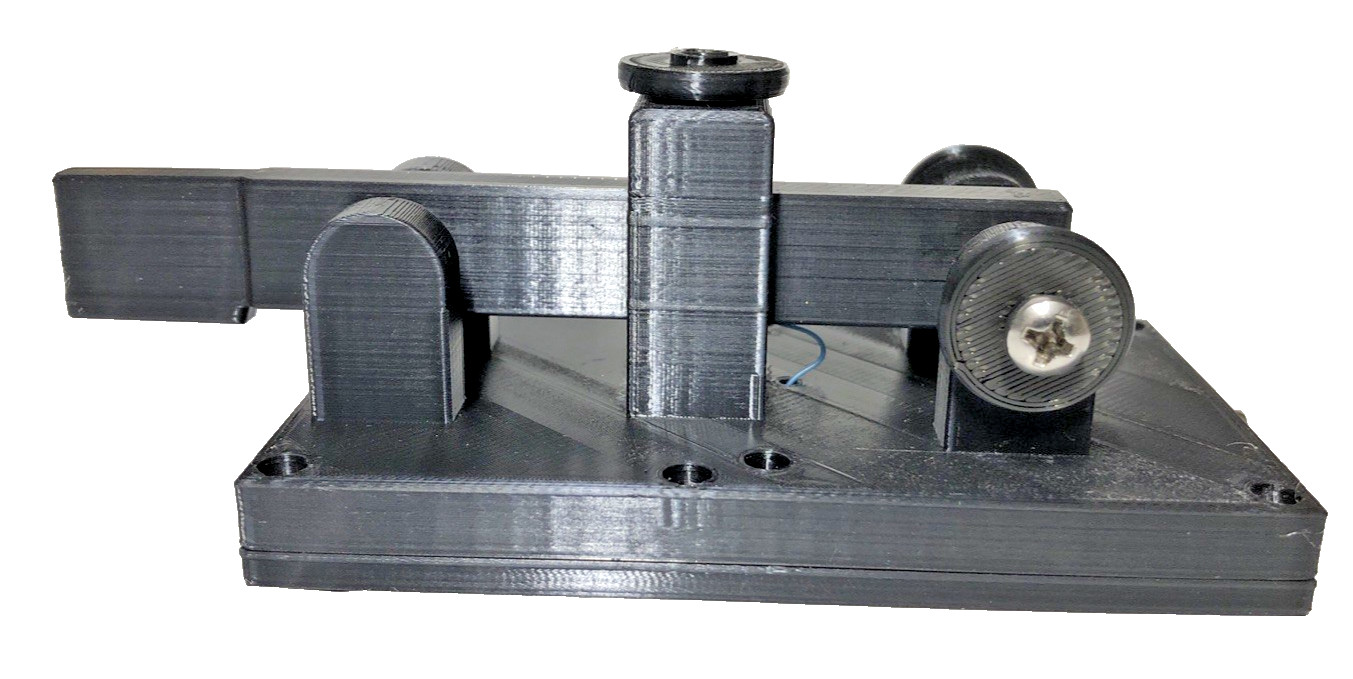 Morse Code Key - Cootie Paddle II