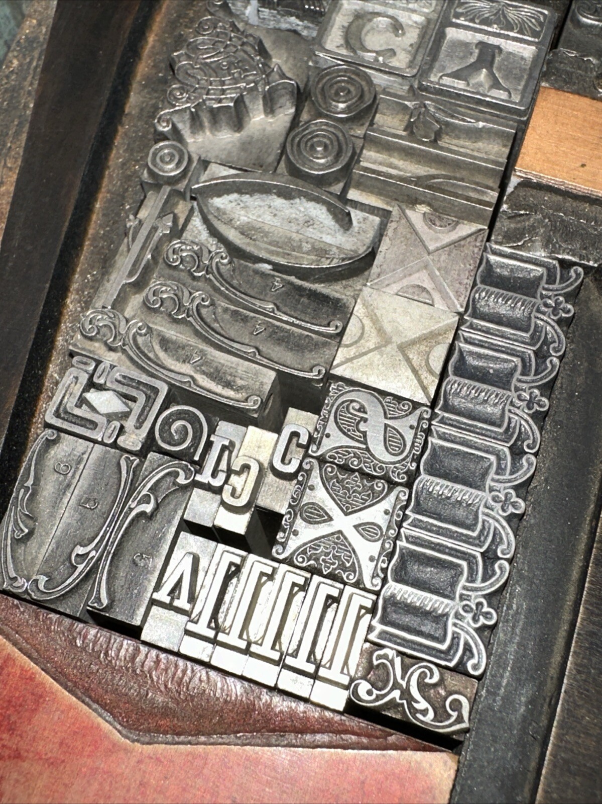 Printing Blocks Ornamentals Borders Dingbats. Wonderful Variety!! #54 Beautiful!