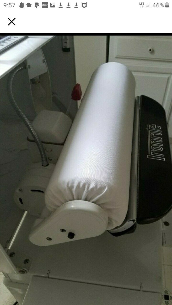 Ironrite Roller Cover w/install use care instructions