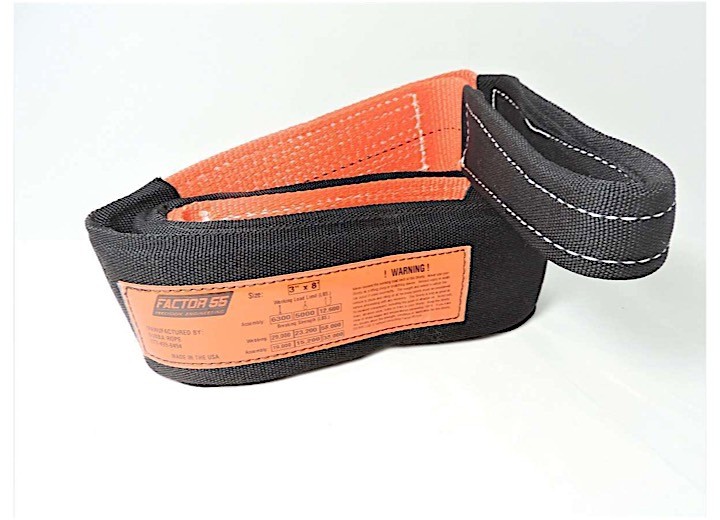Factor 55 00077 Tree Saver Strap 8' x 3" Low Stretch Recovery