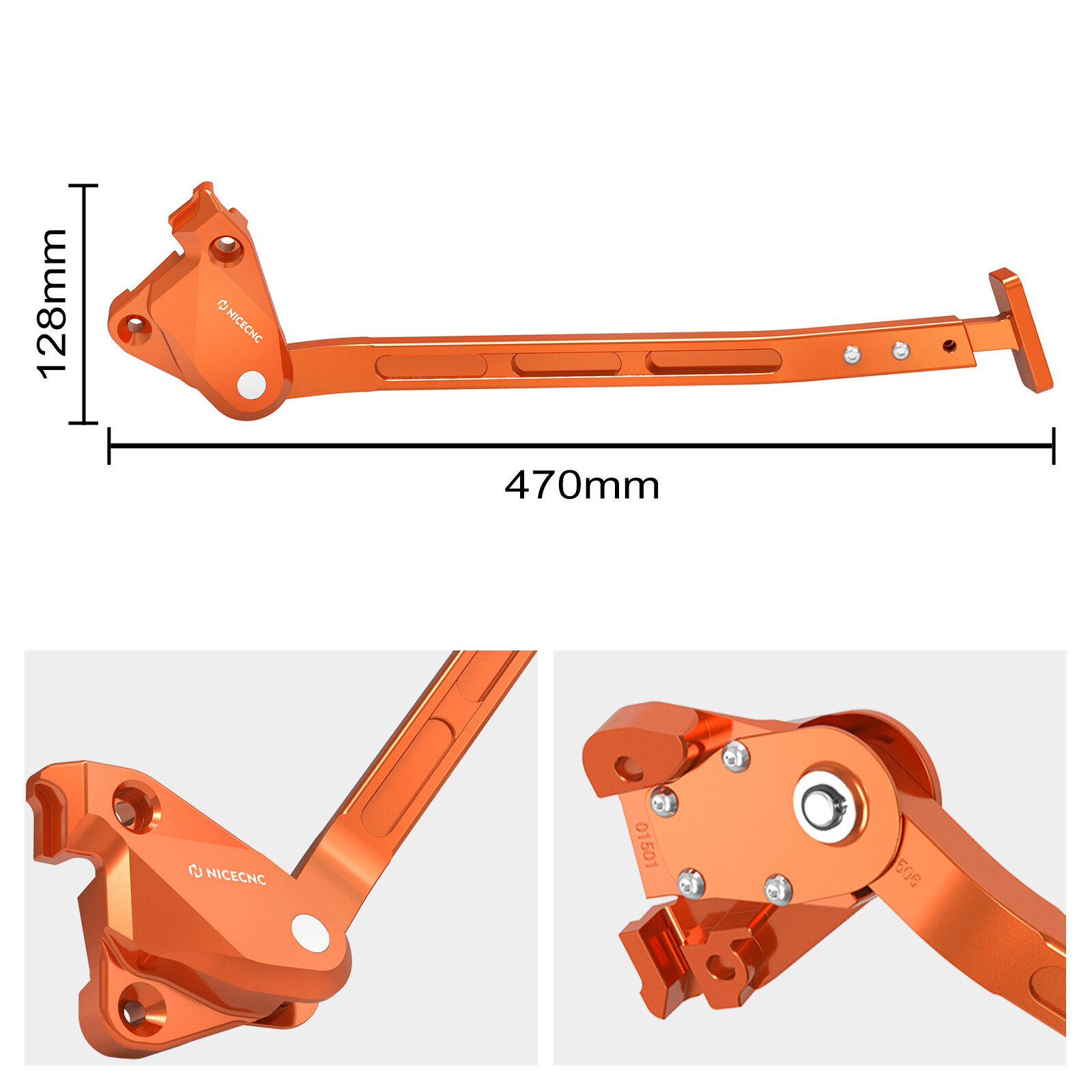 NiceCNC Kickstand Side Stand For KTM 125 150 SX 250 350 450 SXF 2016-2024