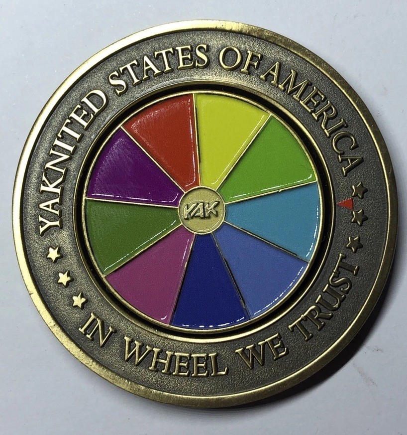 The Yak Barstool Sports Wheel Golden Kiss Coin + SERIES 1 EXPANSION PACK Big Cat