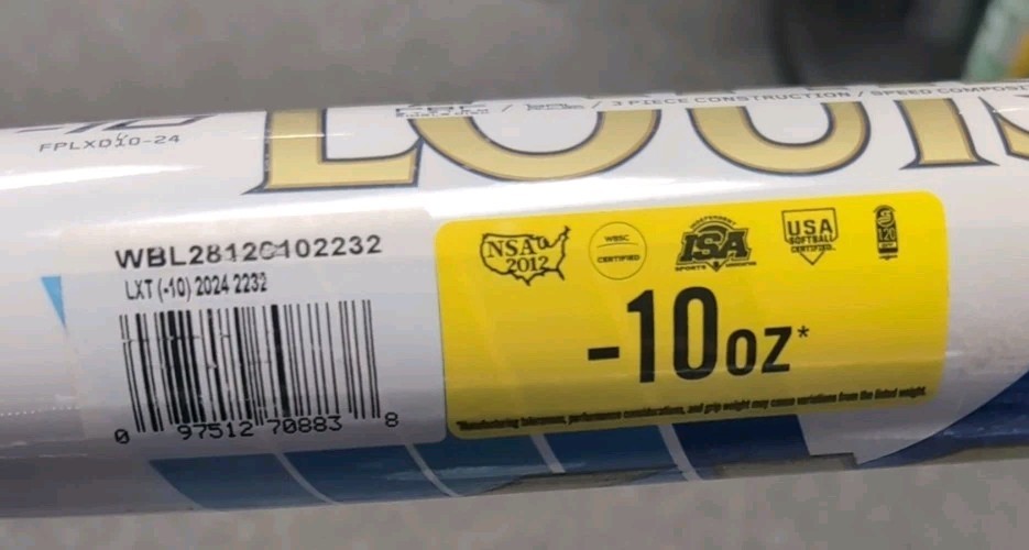 NIW!!! Louisville Slugger LXT -10 Fastpitch Softball WBL2812010 32 In. 22 Oz.!!