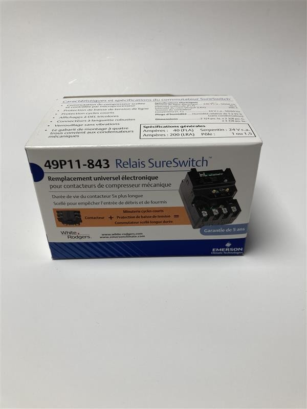 49P11-843 Sure Switch Contactor Upgrade Universal Emerson White Rodgers